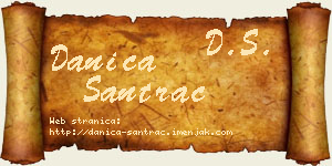 Danica Santrač vizit kartica